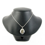 Menorah Ladybug Locket Sterling Silver and 14K Gold