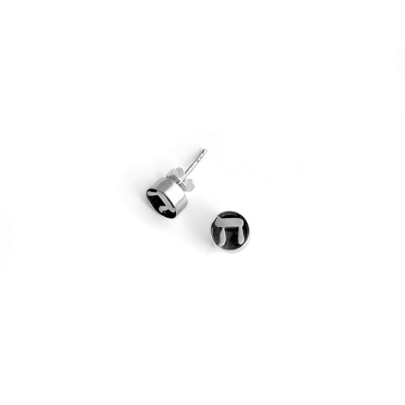 Chai Studs Earrings Silver