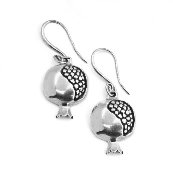 Pomegranate Earrings Silver