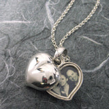Puffy Heart 2 Pictures
 Locket Sterling Silver