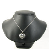 Puffy Heart 4 Pictures Locket Sterling Silver