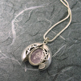 Star Of David Ladybug Locket Sterling Silver