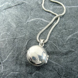 Star Of David Locket Sterling Silver