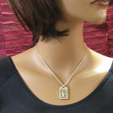 Tree Of Life Rectangular Locket Sterling Silver