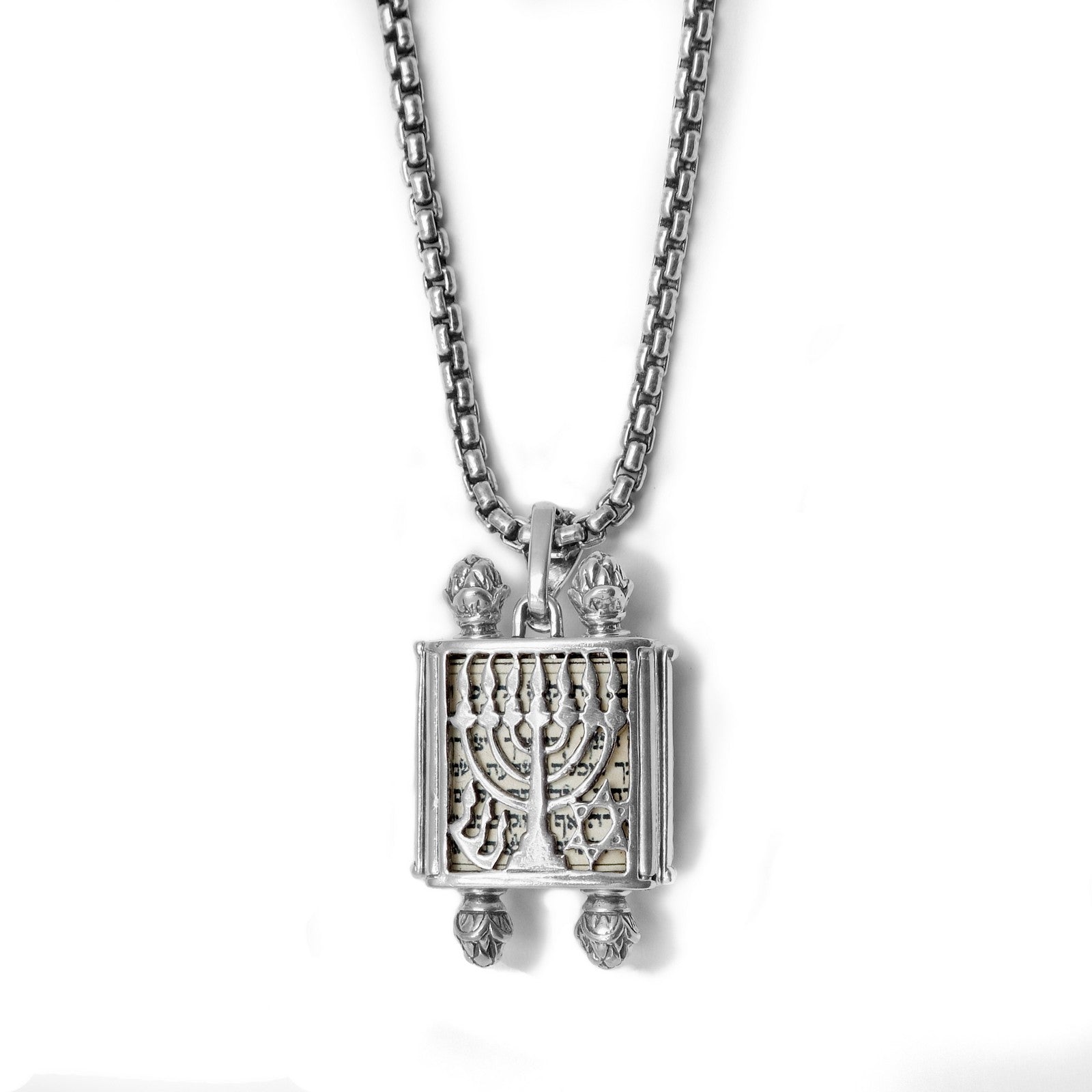Torah sales scroll necklace
