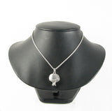Small Pomegranate Locket Sterling Silver