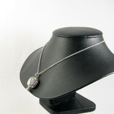 Large Pomegranate Locket Sterling Silver