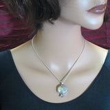 Large Pomegranate Locket Sterling Silver