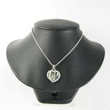 Tree Of Life And Love 2-Sided Heart Locket Sterling Silver