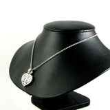 Tree Of Life And Love 2-Sided Heart Locket Sterling Silver
