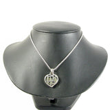 Tree Of Life and Ahava 2-Sided Heart Locket Sterling Silver