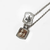 Menorah Locket Sterling Silver