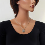 Menorah Locket Sterling Silver