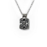 Fleur-de-lis Locket Sterling Silver