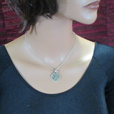 Shema & Tree of Life 2-Sided Heart Locket Sterling Silver