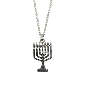 Pendant Necklace Rolo Chain